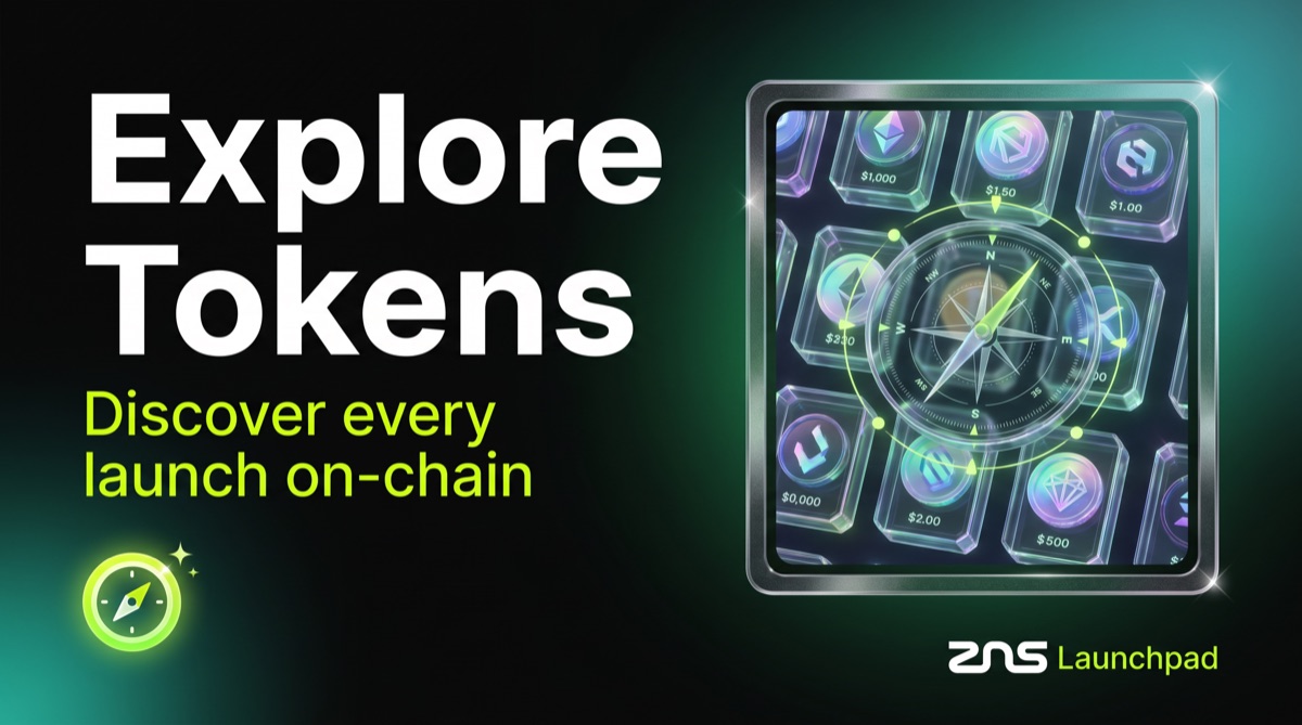 Explore Tokens — ZNS Launchpad